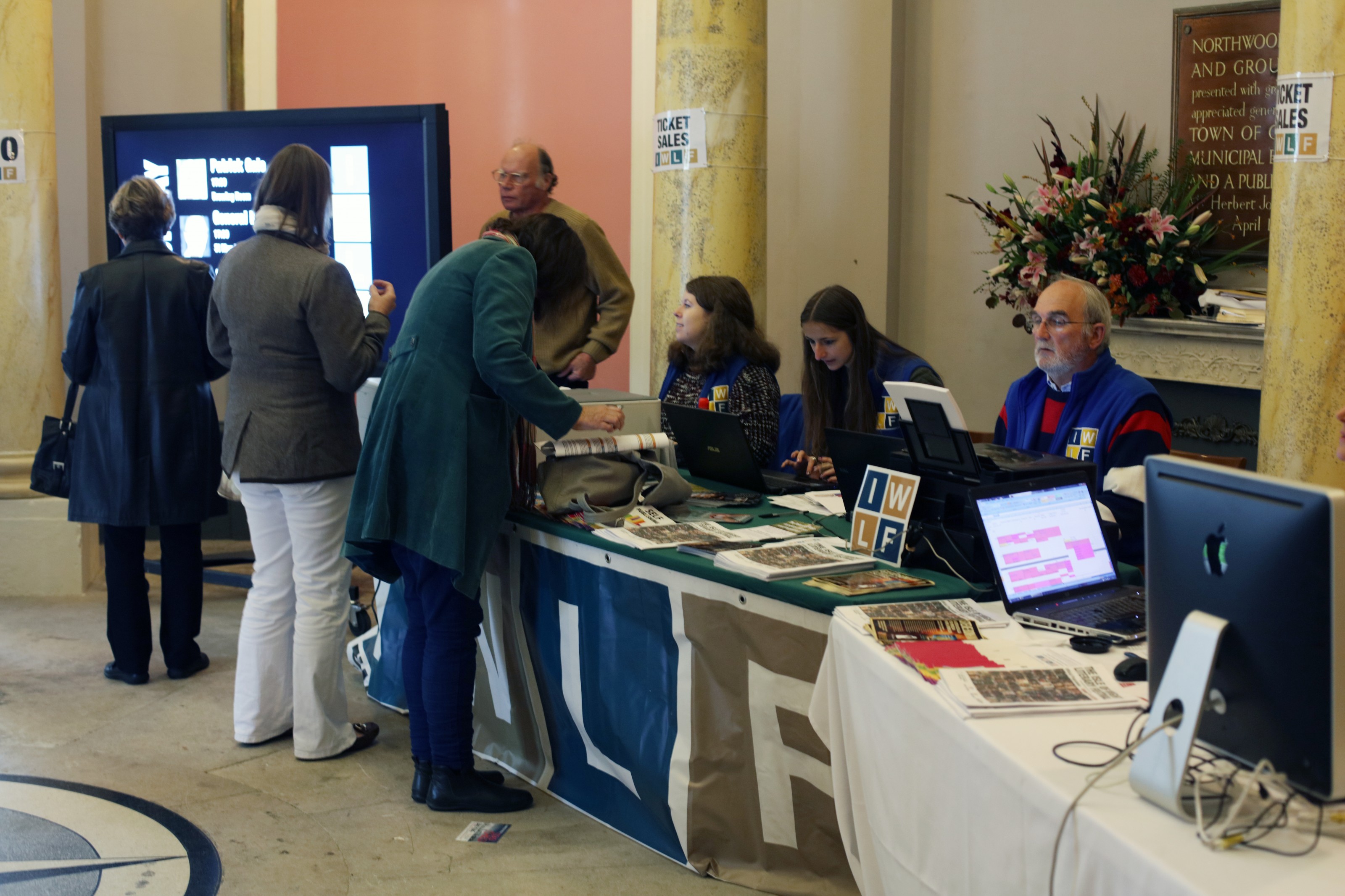 Rotunda as conference registration