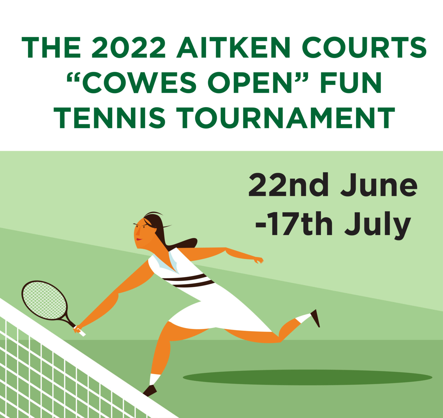 The 2022 Aitken Courts "Cowes Open" Fun Tennis Tournament Northwood House