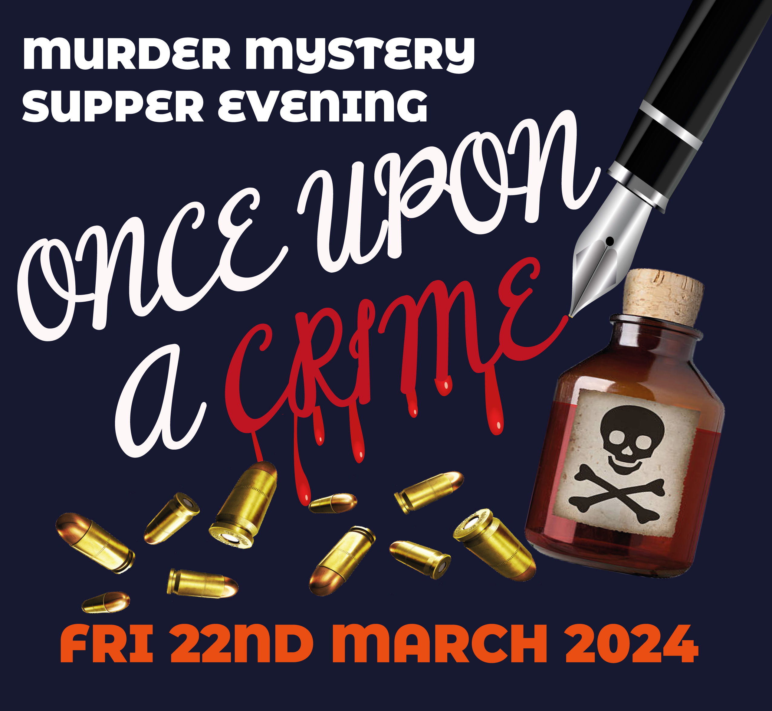 Murder Mystery Supper: Once Upon a Crime (£29.50pp)